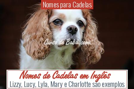 Nomes para Cadelas - Nomes de Cadelas em InglÃªs